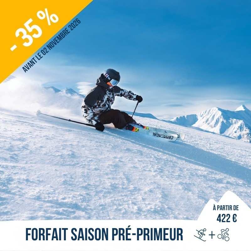 Saison Hiver + Été (offert) + Réductions au Pôle Sport Innovation